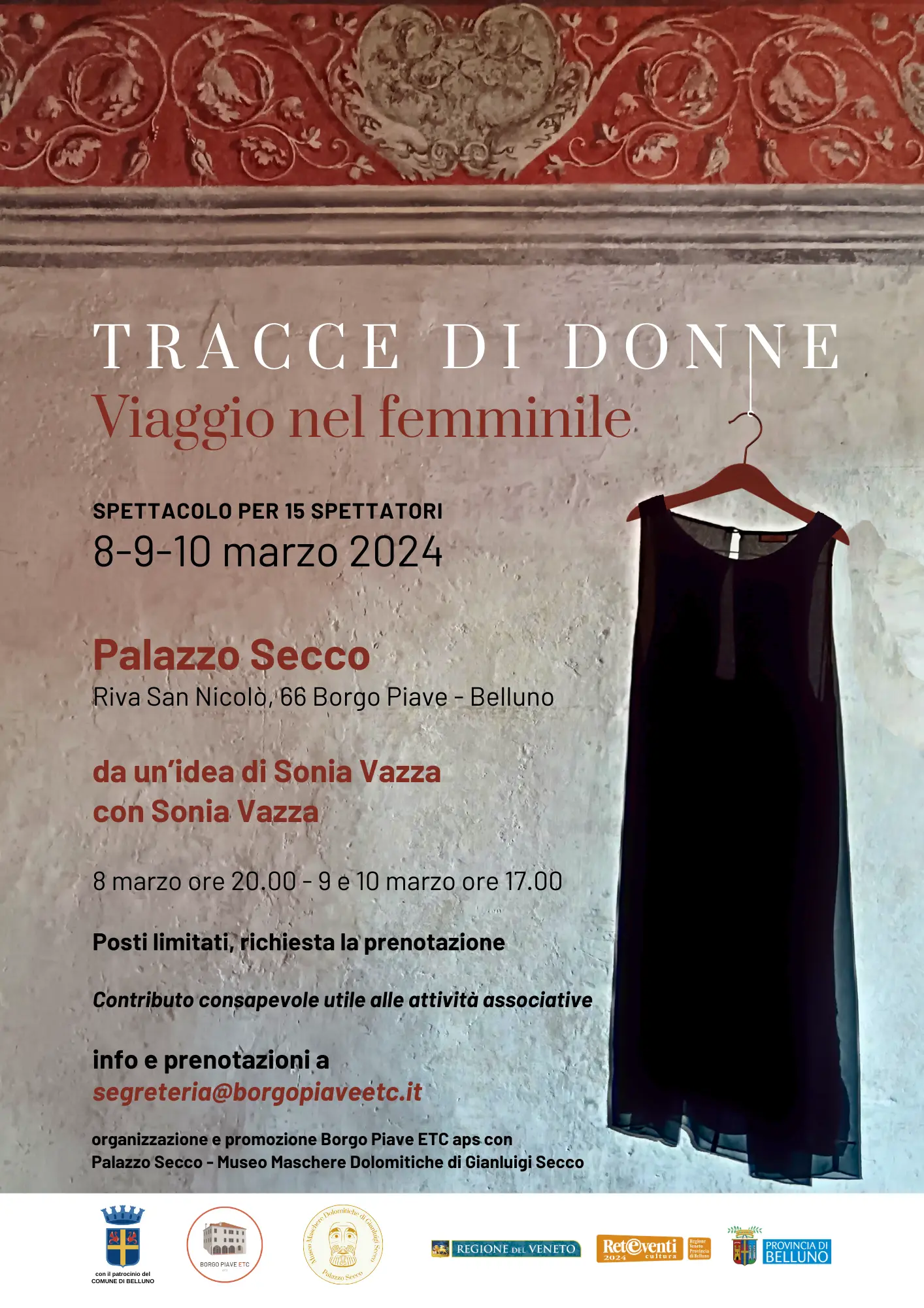 locandina evento - Locandina Tracce di donne